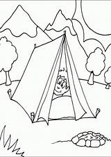 Free & Easy To Print Camping Coloring Pages  Tulamama sketch template