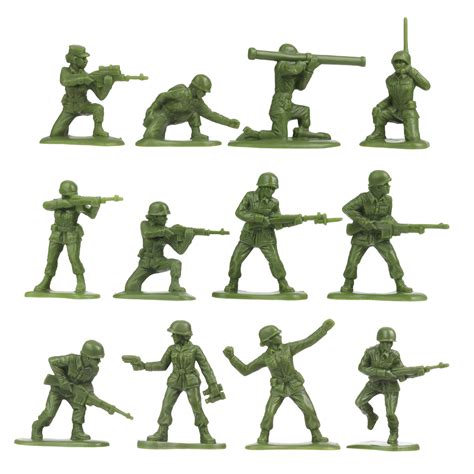 BMC PLASTIC ARMY WOMEN - OD Green 36pc Female Soldier Figures - Made i – BMC Toy Soldier Shop