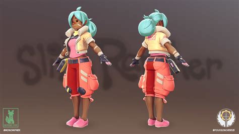 ArtStation - Beatrix Lebeau - Slime Rancher, Ian McConville | Slime rancher, Character modeling ...