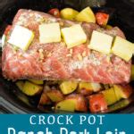 Crock pot pork loin roast and potatoes is an easy dump and go crock pot pot ranch pork loin ...