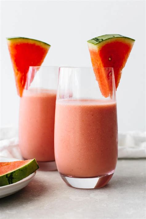 Watermelon Smoothie - Downshiftology