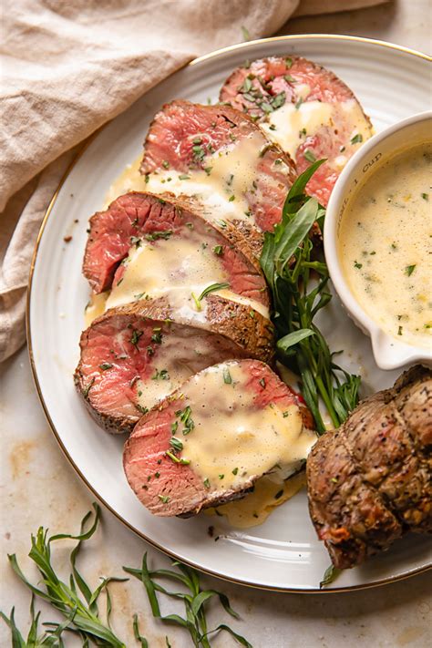 Beef Fillet with Easy Bearnaise Sauce (Tenderloin) - Vikalinka