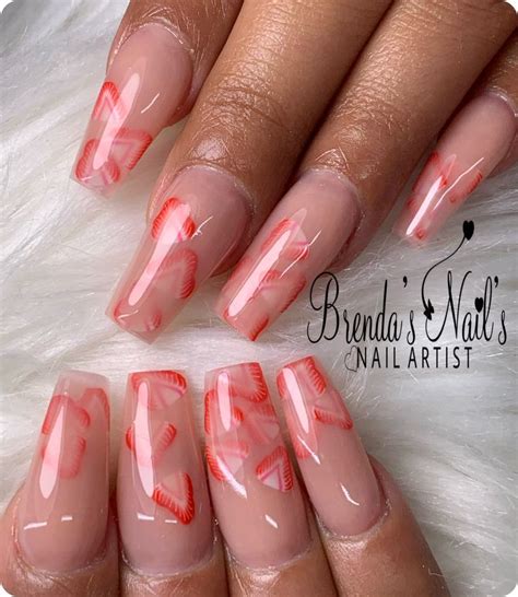 Strawberry nails | Nails, Strawberry