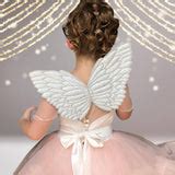 Little Girl Glitter Fairy Wings Costume