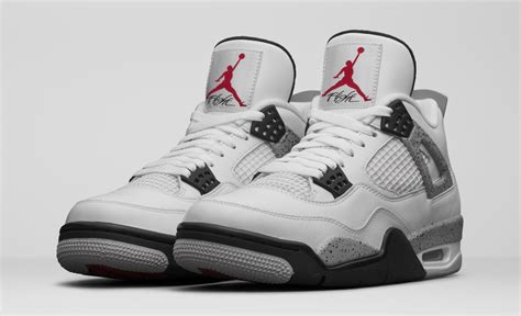 NIKE AIR JORDAN 4 IV RETRO OG WHITE CEMENT r. 44 - 7675859369 ...