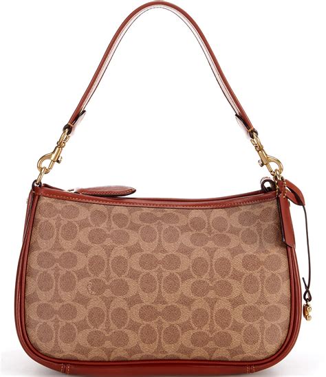 COACH Cary Signature Logo Canvas Crossbody Bag | Dillard's