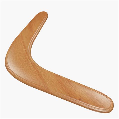 3D Wooden Boomerang - TurboSquid 1224739