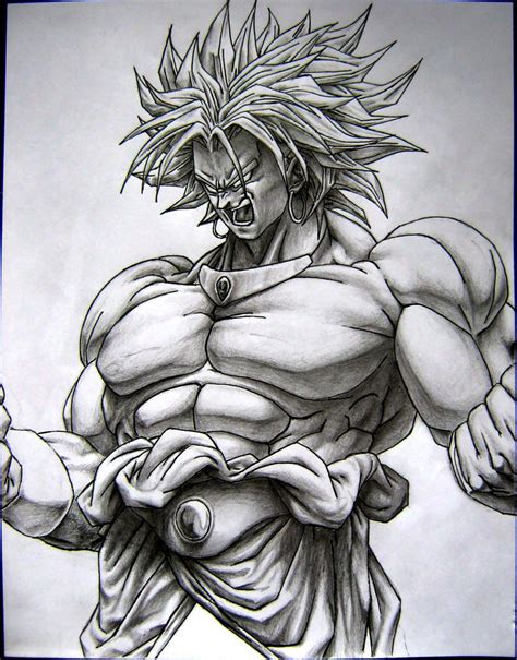 Broly the super saiyan by TicoDrawing on DeviantArt