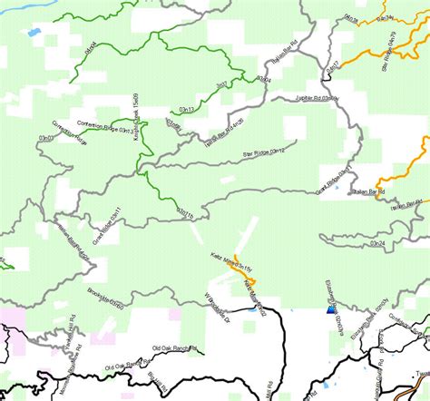 Stanislaus National Forest - California Trail Map