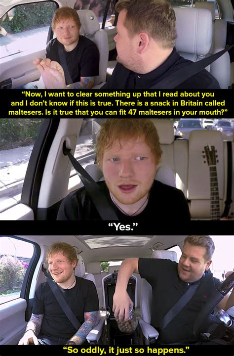 Ed Sheeran's "Carpool Karaoke" Has Arrived And It Is Pretty Ridiculous