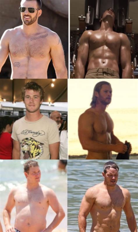 Which Chris had the best body transformation? : r/marvelmemes