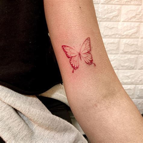 46 Red Butterfly Tattoo Designs with Meanings That Will Amaze You