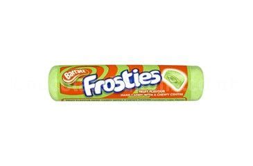 Barratt Frosties Fruit hard candy with a chewy centre available on www ...