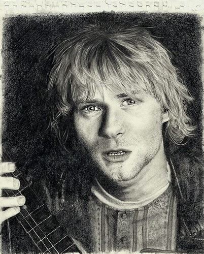 Kurt Cobain pencil drawing | Rachel Green | Flickr