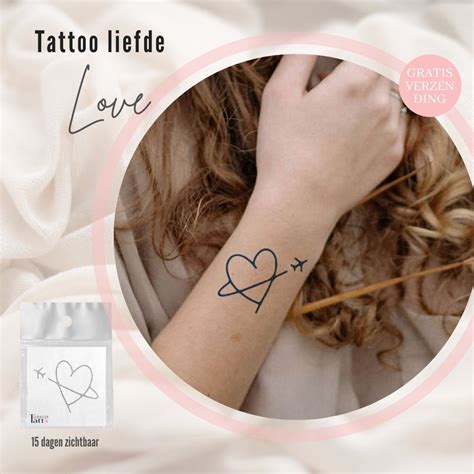 Tijdelijke tattoo hartje - Tattoo Tijdelijk