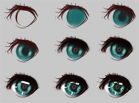 Step By Step Anime Eye Drawing Tutorial