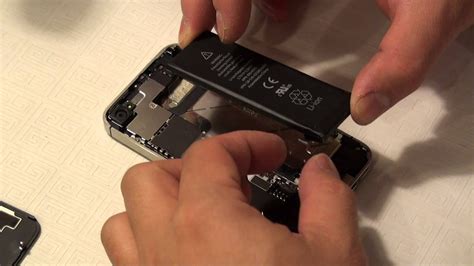 Apple iPhone 4s Battery Replacement - YouTube