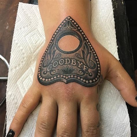 Had fun with this one. Thanks for looking. #planchette #planchettetattoo #ouija #ouijatattoo # ...