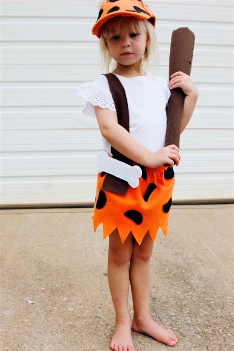 DIY Bam Bam Costume | Homemade Flintstones - see kate sew