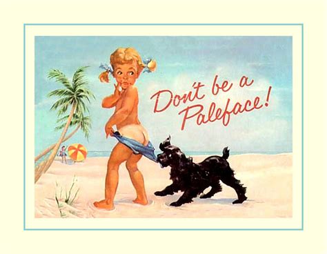 Coppertone Girl Bathroom Wall Art, Gift For Women, Dog on Beach Poster ...