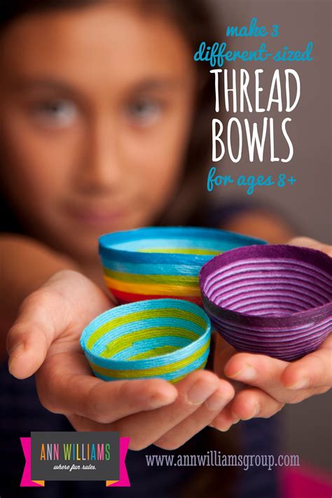 mini thread bowls- perfect for rings n' things! Crafts For 3 Year Olds, Arts And Crafts For ...