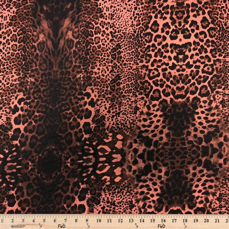 Cheetah Print Polyester Fabric $4.25/yard 100% Polyester 54/56" Wide - Fabric Wholesale Direct