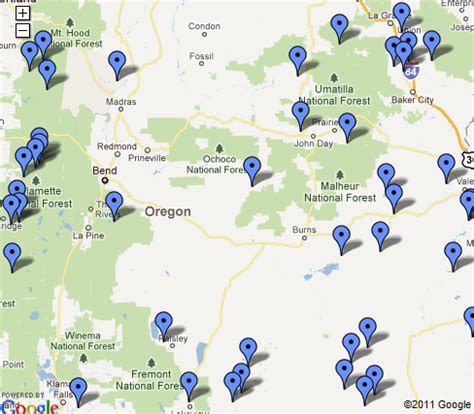 Oregon Hot Springs Map – SoakOregon.com