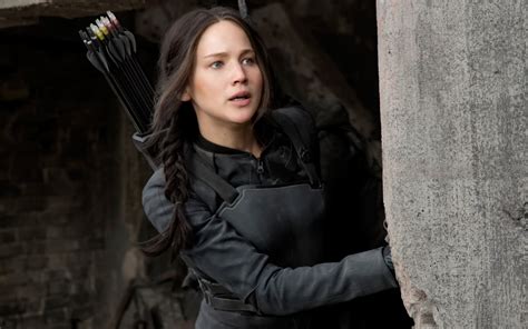 Jennifer Lawrence as Katniss Everdeen 1920 x 1200 widescreen Wallpaper