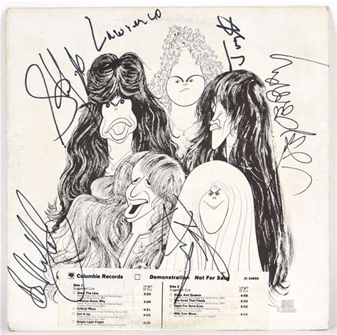 Lot Detail - Aerosmith Signed “Draw The Line” Album JSA