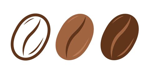 Vector illustration of emblem for coffee shop. Vector icon of coffee beans on isolated bacground ...