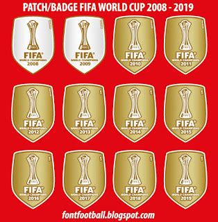 FONT FOOTBALL: Patch Badge Fifa World Cup Club Champions 2008 2009 2010 ...