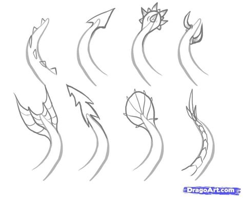 Image result for dragon tail | Simple dragon drawing, Creature drawings ...