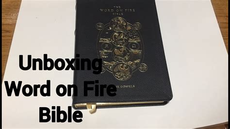 Unboxing the Word on Fire Bible - YouTube