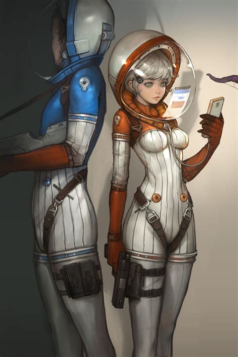 201511 by LEENAMGWON | Illustration | 2D | Concept art characters, Character art, Science ...