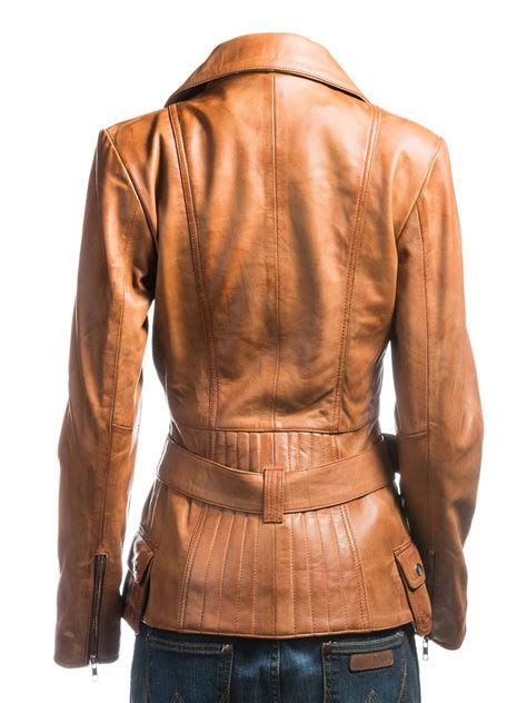 Tan Leather Jacket | Women Jacket | MauveTree | Leather jacket, Leather ...