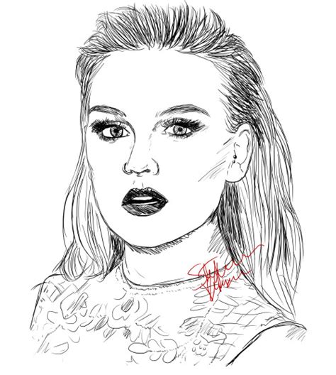 Perrie Little Mix Coloring Pages Coloring Pages