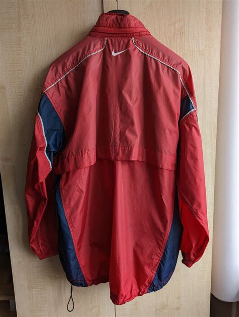 Vintage England Rugby Nike Training Jacket Hooded Coa… - Gem