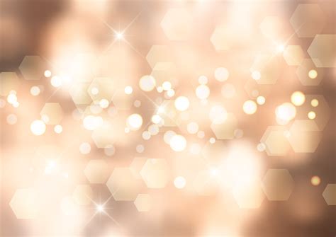 Gold background with bokeh lights 684441 Vector Art at Vecteezy