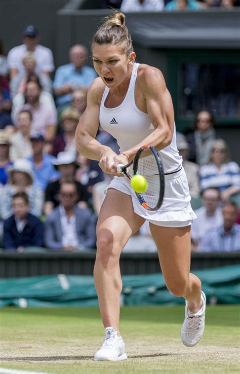 Simona Halep - Wimbledon Tennis Championships in London - Quarterfinals ...