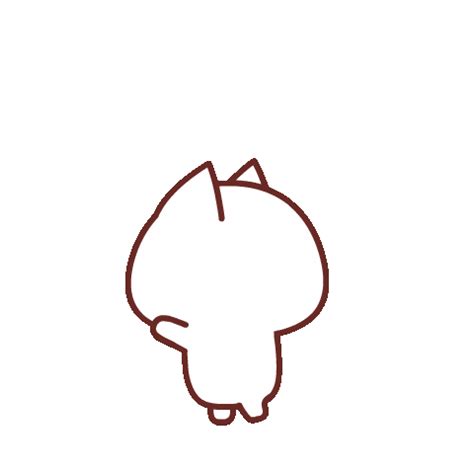the outline of a pig head on a white background with a red line in ...