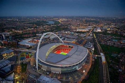 London football grounds from above: Vista shots of capital's stadiums ...