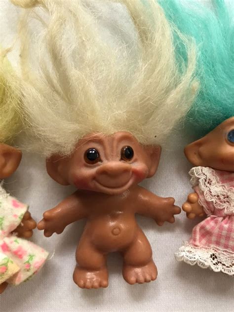 Lot of Vintage 1960s Original Troll Dolls Mohair Dresses Retro | Etsy