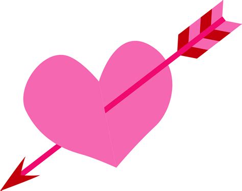 Love Heart Arrow PNG Clipart - PNG Mart