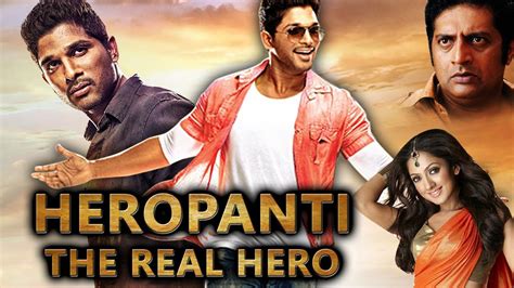 Heropanti The Real Hero Dubbed Hindi Movie 2015 | Allu Arjun, Prakash Raj | 2015 movies, Hindi ...