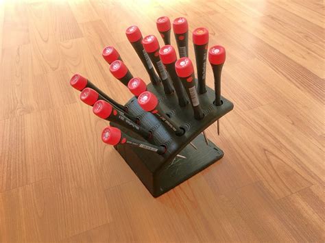 Screwdriver Stand II by UloPe | Download free STL model | Printables.com