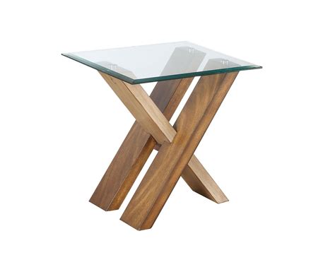 Tasha Glass End Table | The Furniture Mart