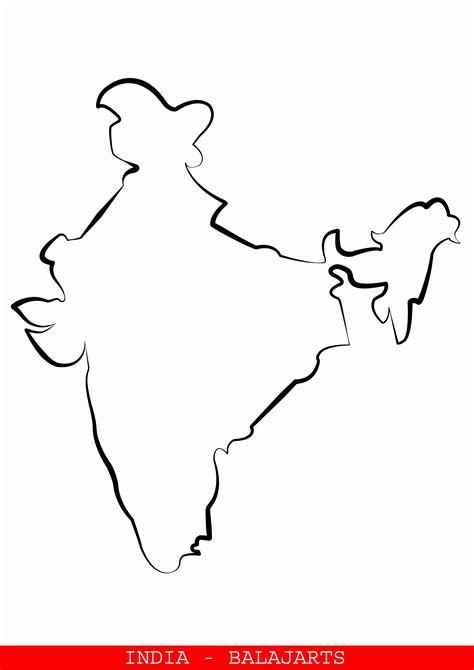 Map Of India Easy Drawing - Image to u