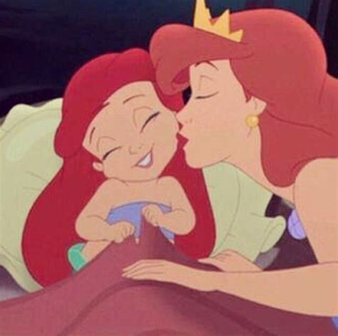 Mother and Daughter Little Mermaid Ariel's Beginning | Disney | Pinterest | Mermaid, Ariel and ...