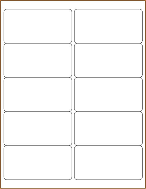 Avery Labels 5163 Template Blank | williamson-ga.us