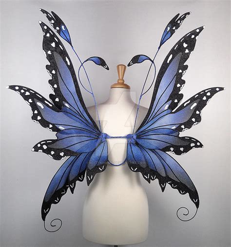 Fairy Wings in Blue Morpho Butterfly pattern by glittrrgrrl on DeviantArt